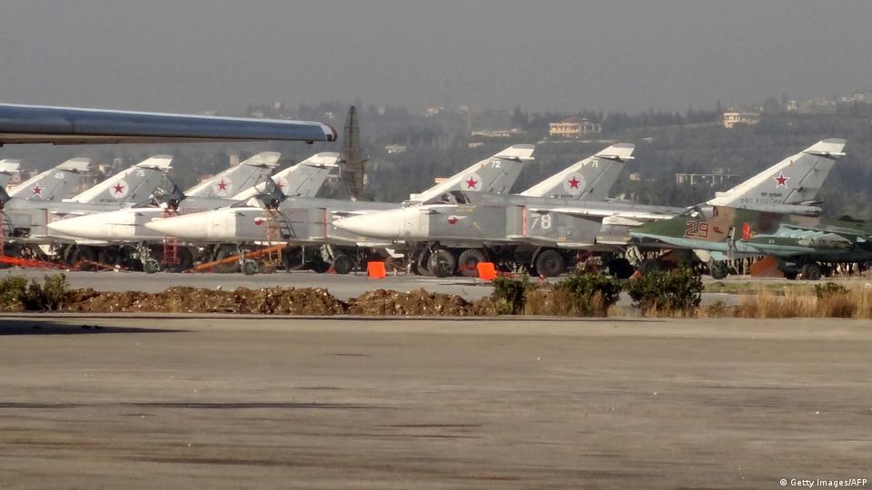 روس کا شام میں ایک فضائی اور ایک بحری اڈہ موجود ہے روس کا شام میں ایک فضائی اور ایک بحری اڈہ موجود ہے