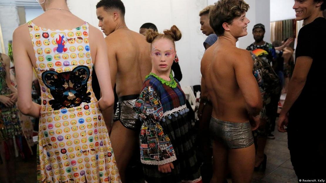 Madeline Stuart: una modelo con síndrome de Down en la Semana de la Moda de Nueva York.