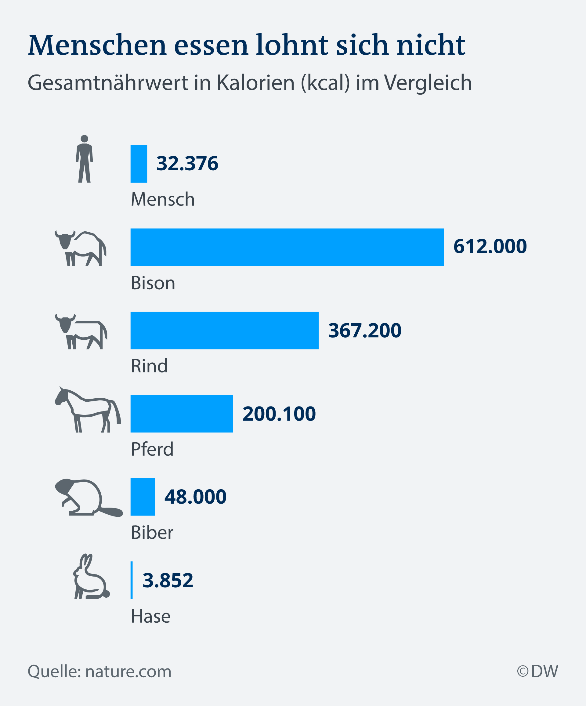 Infografik Menschen essen lohnt sich nicht DE
