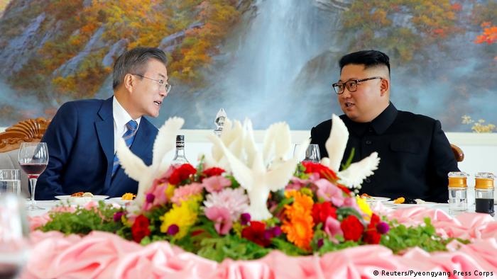 Nordkorea - Korea-Gipfel in Pjöngjang: Kim Jong Un trifft Moon Jae-In (Reuters/Pyeongyang Press Corps)