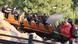 Die Minenachterbahn "Big Thunder Mountain Railroad" in Disney World sieht aus wie ein kleiner Zug. Die Minenachterbahn "Big Thunder Mountain Railroad" in Disney World sieht aus wie ein kleiner Zug.