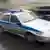 Автомобиль российской полиции на городской улице