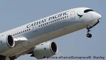 Airbus der Fluggesellschaft Cathay Pacific Airways