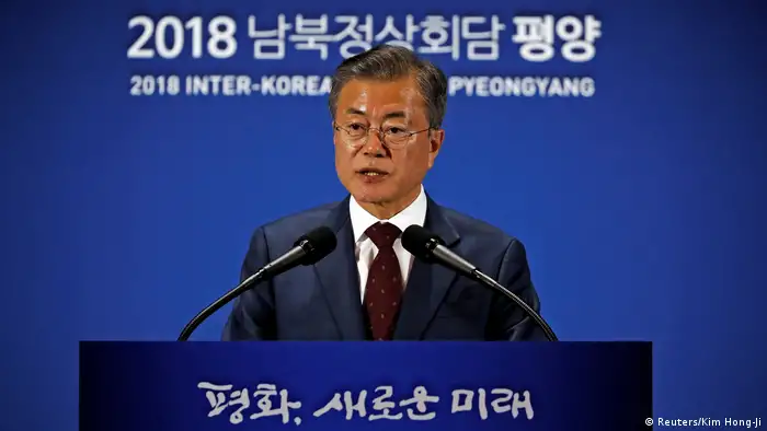 Südkorea Präsident Moon Jae-in PK zum Gipfel mit Nordkorea
