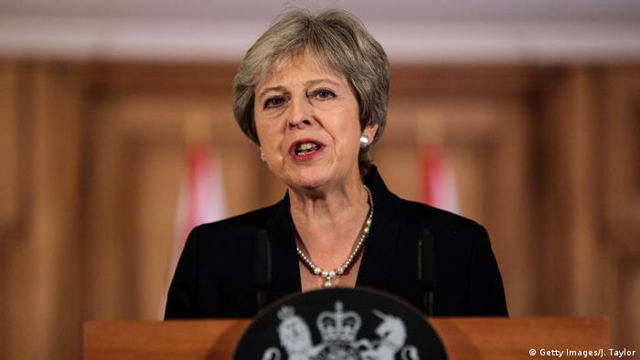 Theresa May Makes EU Statement (Getty Images/J. Taylor)