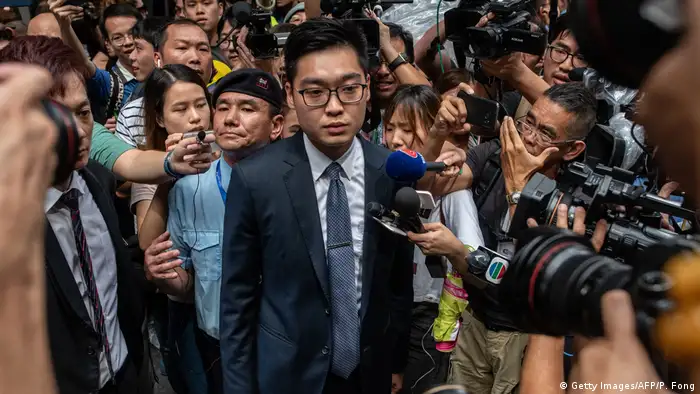 Hong Kong Andy Chan Gründer der Nationalen Partei (Getty Images/AFP/P. Fong)