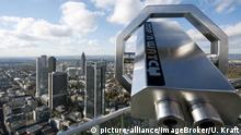 Deutschland Blick vom Maintower in Frankfurt am Main