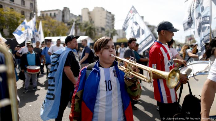 Protestas en Buenos Aires al inicio de la huelga general. (24.09.2018).