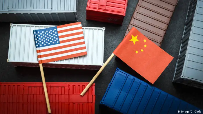 USA China Symbolbild Wirtschaftskrieg