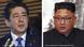 A picture combination of Japanese Prime Minister Shinzo Abe and North Korean leader Kim Jong Un A picture combination of Japanese Prime Minister Shinzo Abe and North Korean leader Kim Jong Un