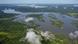 Vista área del río Tapajos en el estado de Pará, Brasil. Vista área del río Tapajos en el estado de Pará, Brasil.