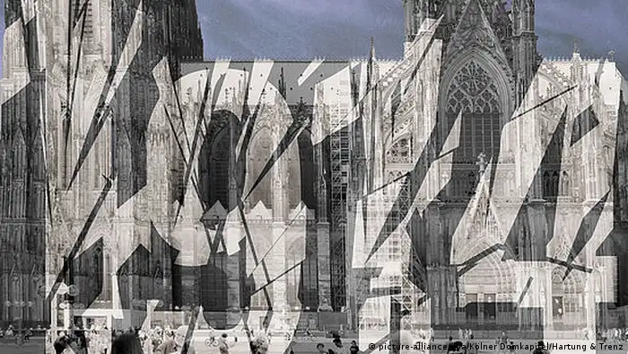 Catedral de Colonia con la imagen de 1914.
