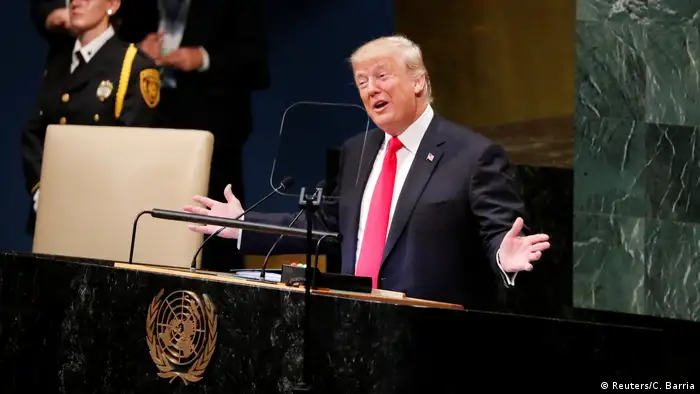 BG Trump allein zu Hause bei der UNO