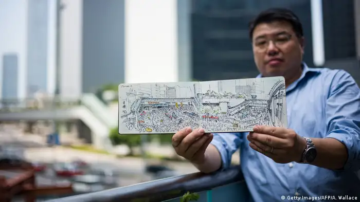 Hongkong 4 Jahre nach Regenschirm-Revolution | Künstler Alvin Wong