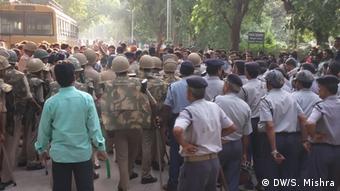 Indien Banaras Hindu University, Proteste