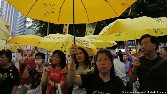 4. Jahrestag der Umbrella Movement Hong Kong 2018