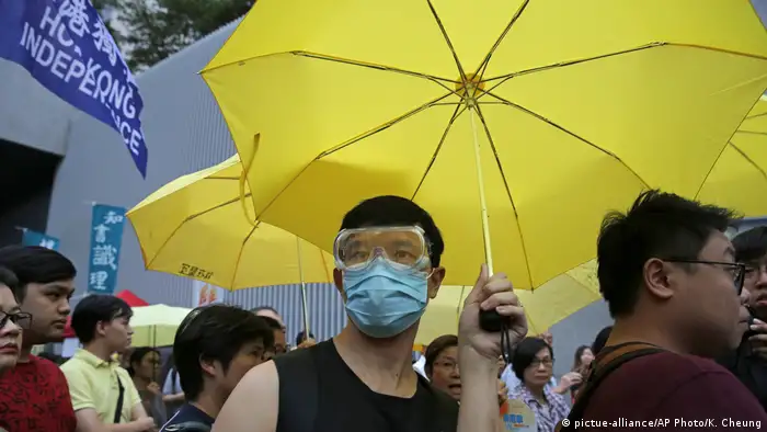4. Jahrestag der Umbrella Movement Hong Kong 2018
