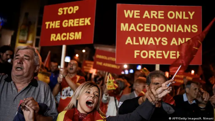 Mazedonien Referendum Umbenennung Namensstreit