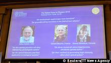 ستريكلاند فخورة لكونها ثالث سيدة تفوز بجائزة نوبل للفيزياء