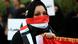 Iraqi woman at a protest in Basra Iraqi woman at a protest in Basra