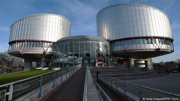 Der Europäische Gerichtshof für Menschenrechte in Straßburg, Frankreich