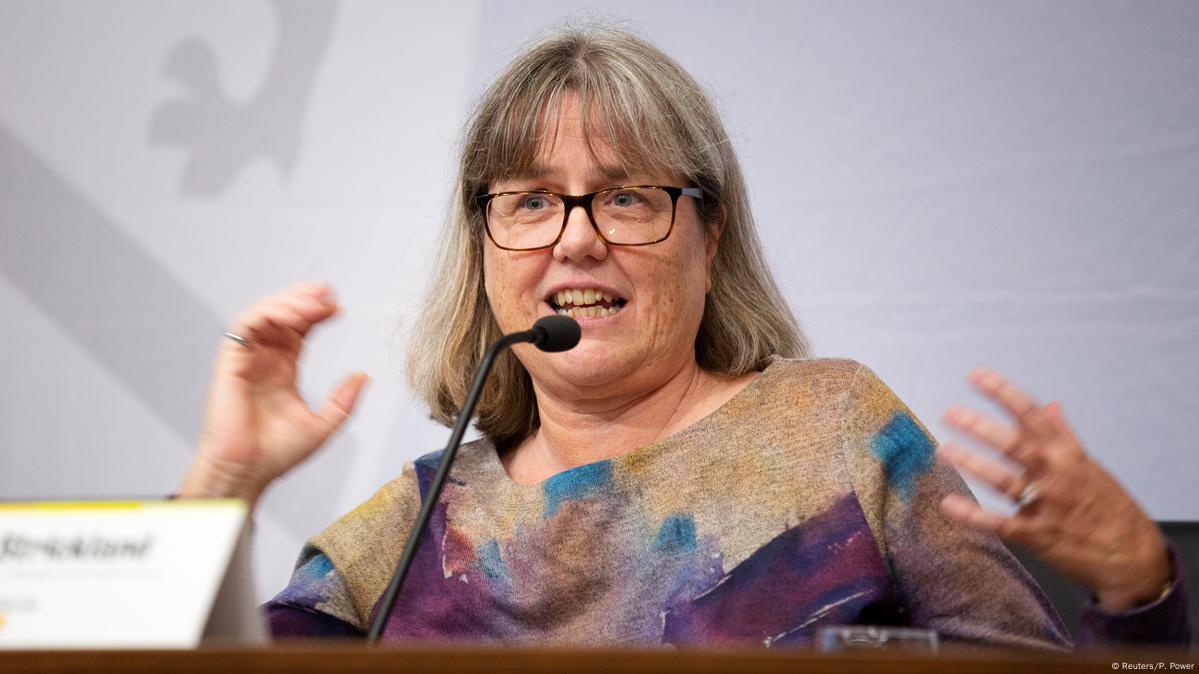 Nobelpreisträgerin Donna Strickland Physik (Reuters/P. Power)