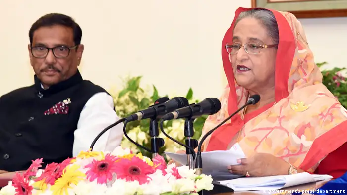 Bangladesch Premierministerin Sheikh Hasina zum Gesetz zur digitalen Sicherheit