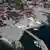 Kondisi pelabuhan Pantoloan di Wani, Palu, Sulawesi Tengah, pasca bencana gempa bumi dan tsunami