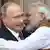 Indien Russland Narendra Modi umarmt Vladimir Putin