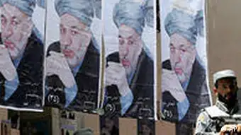 Afghanistan Wahlen Hamid Karsai Wahlplakat