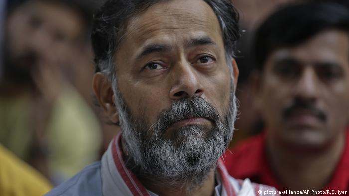 Indien Yogendra Yadav (picture-alliance/AP Photo/R.S. Iyer)