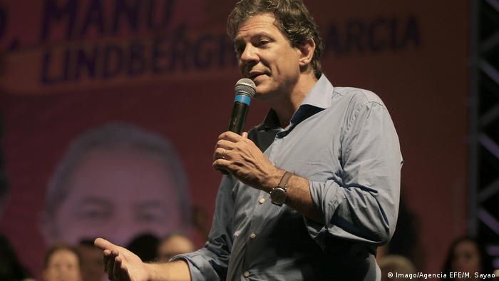 Fernando Haddad, candidato a la presidencia de Brasil por el PT.