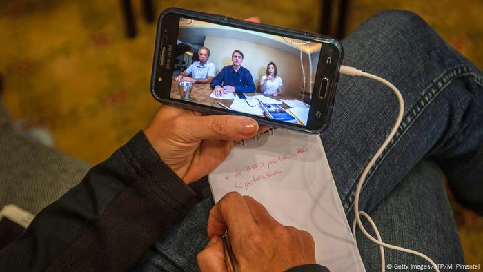 Brasilien Wahl 2018 | Bolsonaro Erklärung auf Facebook live