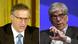 Vencedores do Prêmio Nobel de Economia, William Nordhaus, à esquerda, e Paul Romer, à direita. Vencedores do Prêmio Nobel de Economia, William Nordhaus, à esquerda, e Paul Romer, à direita.