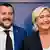 Marine Le Pen with Matteo Salvini in Rome, October 2018