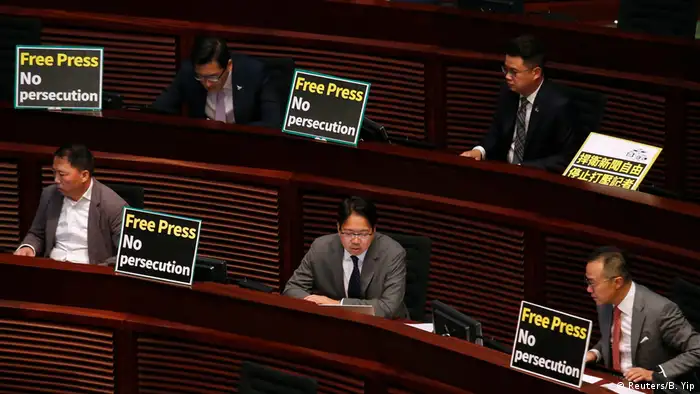 Hongkong Protest Pressefreiheit