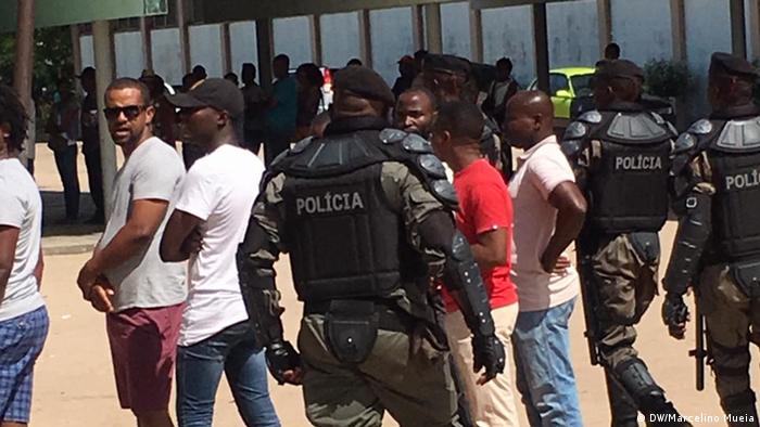 Mosambik Quelimane Lokalwahlen Polizei