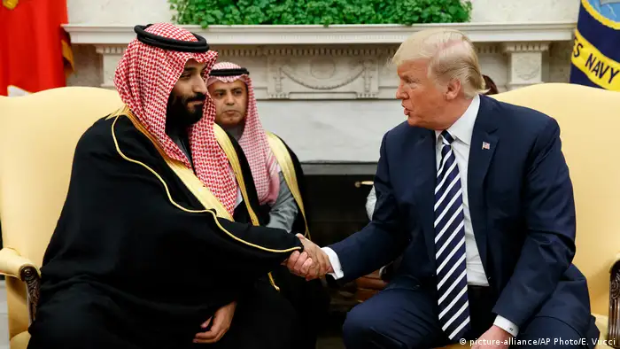 Donald Trump und Prinz Mohammed bin Salman