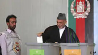 Wahl Afghanistan 2009 Hamid Karzai