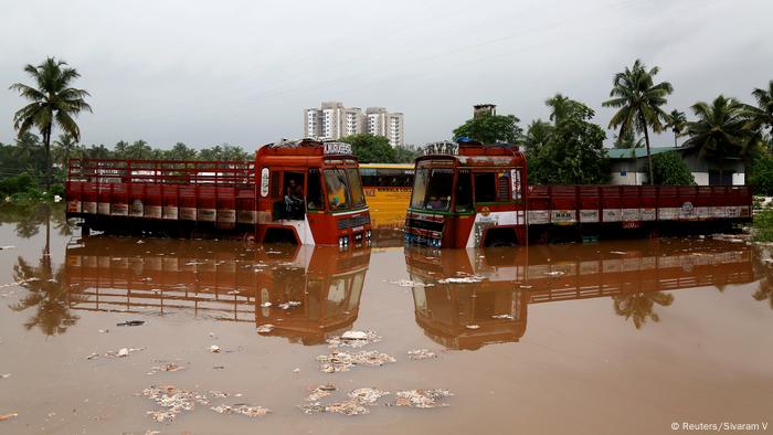 India, inundaciones en Kerala