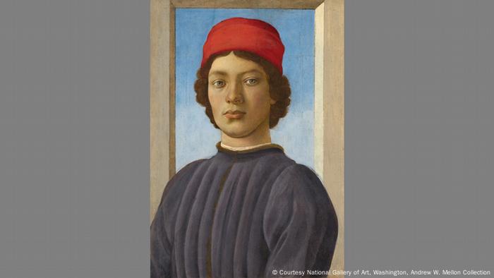 Filippino Lippi, Bildnis eines jungen Mannes (Gabinetto Fotografico delle Galleria degli Uffizi)