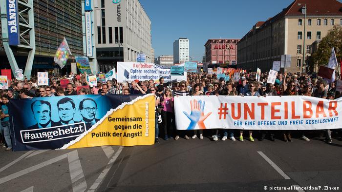 Berlin Unteilbar-Demonstration