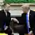 US President Donald Trump shakes hands with Pastor Brunson