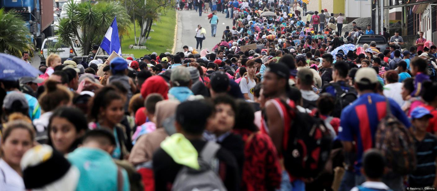 Caravana de migrantes hondure os avanza pese a advertencias DW