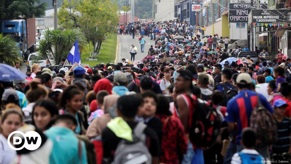 Caravana de migrantes hondure os avanza pese a advertencias DW