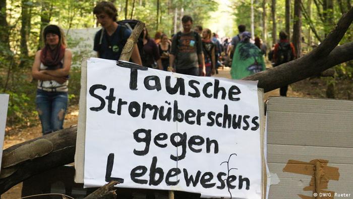 Proteste am Hambacher Wald