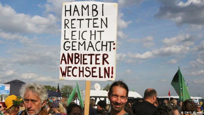 Proteste am Hambacher Wald