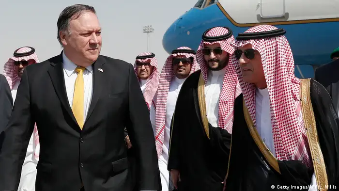 Saudi-Arabien Riad Ankunft US-Außenminister Mike Pompeo