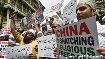 Indien Proteste in Unterstützung der chinesichen Uiguren
