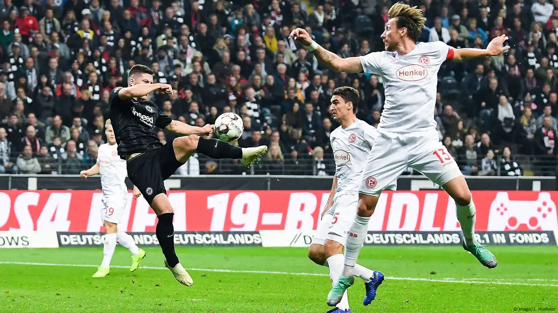 Luka Jovic scores 5 goals vs. Fortuna Dusseldorf ' 2018-19 Bundesliga  Highlights